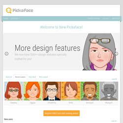 Welcome to Pickaface.net free online avatar creator, profile picture creator.