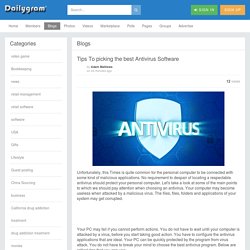 Tips To picking the best Antivirus Software