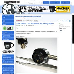 View topic - 7 Pin Tubular Lock Breakdown & Cutaway Photos
