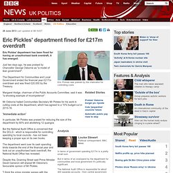 Eric Pickles' department fined for £217m overdraft - FrontMotion Firefox