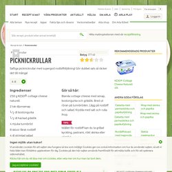 Picknickrullar - Recept - Arla