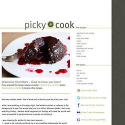 molten chocolate cakes with raspberry coulis