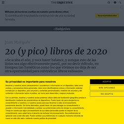 20 (y pico) libros de 2020, por Juan Marqués