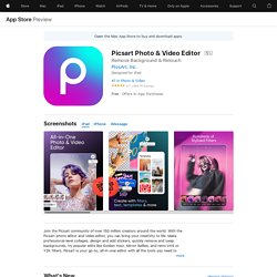 ‎PicsArt Photo & Video Editor on the App Store
