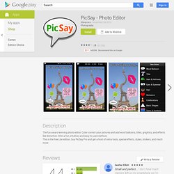 PicSay - Photo Editor