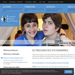 Se procurer des pictogrammes - Ressources de pictogrammes - Aide aux personnes autistes au Luxembourg