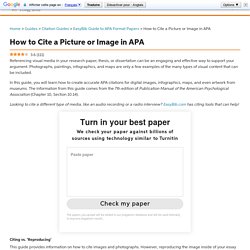 How to Cite a Picture or Image in APA
