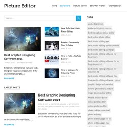 Picture Editor – Design Your own Canvas