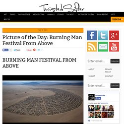 Burning Man Festival From Above