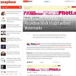 # Free Picture Photos & High Resolution Stock Images without Watermarks