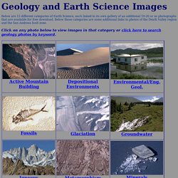 Pictures, Photos of Geology and Earth Science