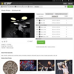 3d Drum Kit Royalty Free Stock Photo, Pictures, Images And Stock Photography. Image 13197892.