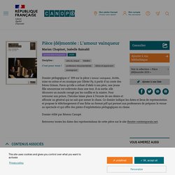 Pièce (dé)montée : L'amour vainqueur - Représentation du 07 au 09/04/2020 à Limoges