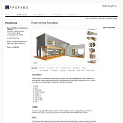 PieceHomes Standard Series