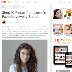 Shop 10 Pieces from Lorde’s Favorite Jewelry Brand
