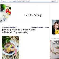 Jabłko pieczone z borówkami - dieta dr Dąbrowskiej