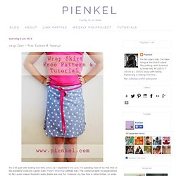 Wrap Skirt - Free Pattern & Tutorial