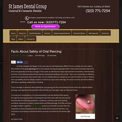 Facts About Safety of Oral Piercing – Home