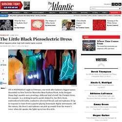 The Little Black Piezoelectric Dress - Ada Brunstein