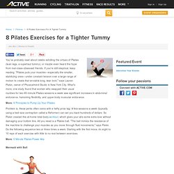 Pilates Exercises for a Tighter Tummy