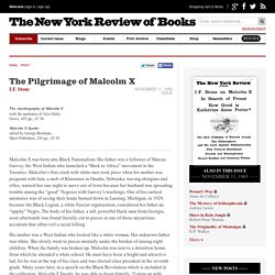 The Pilgrimage of Malcolm X by I.F. Stone