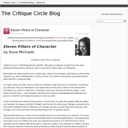 Eleven Pillars of Character » The Critique Circle Blog
