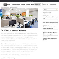 5 Pillars that Helps to Design a Modern Workspace