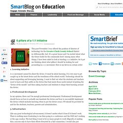 6 pillars of a 1:1 initiative SmartBlogs