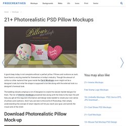 21+ Pillow Mockups