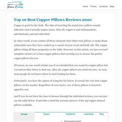 Copper pillow reviews