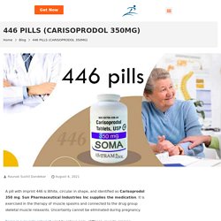 446 PILLS (CARISOPRODOL 350MG). Know its mechanism and more.