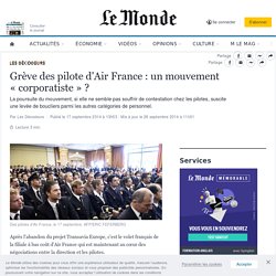 Grève des pilote d'Air France : un mouvement « corporatiste » ?