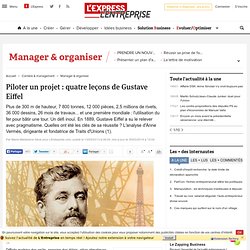Piloter un projet : quatre leçons de Gustave Eiffel