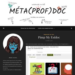 Méta(Prof)Doc - Pimp My Esidoc