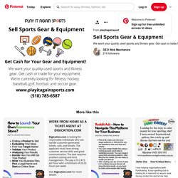 Sell Us Your Sports Gear & Equipment