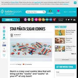 Star Piñata Sugar Cookies
