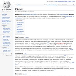 Piñatex - Wikipedia