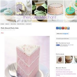 Pink Almond Party Cake