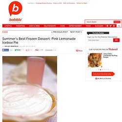Pink Lemonade Icebox Pie