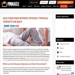 Kick Your Pain Without Opioids