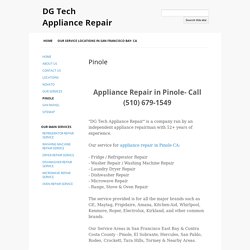 Pinole - DG Tech Appliance Repair