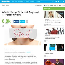 Who's Using Pinterest Anyway? [INFOGRAPHIC]
