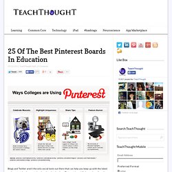 25 Of The Best Pinterest Boards In Education