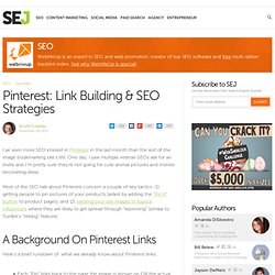 Pinterest: Link Building & SEO Strategies