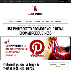 Use Pinterest to promote your retail eCommerce business