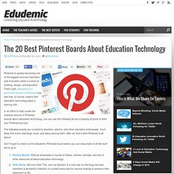 The 20 Best Pinterest Boards About Education Technology