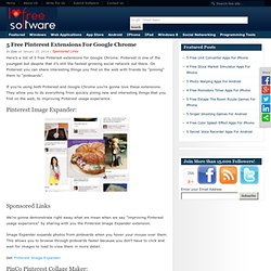 I Love Free Software5 Free Pinterest Extensions For Google Chrome