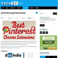 15 Best Pinterest Google Chrome Extensions