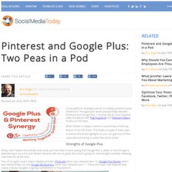 Pinterest and Google Plus: Two Peas in a Pod