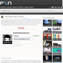 Pinterest épingle le web (+ invitations)